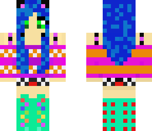 blue hair cutie
