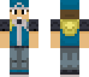 blue pokemon trainer
