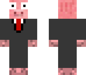 pig in suit