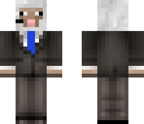 secret agent sheep with pink tie