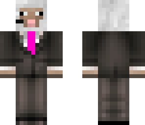 secret agent sheep with pink tie fixed