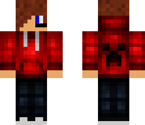 red teen with head set