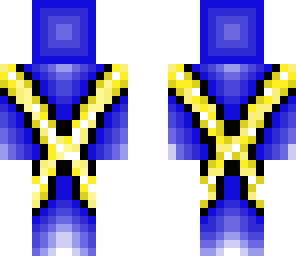 lightning chest blue guy