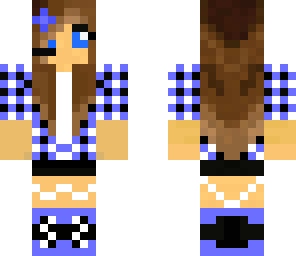 blue girl