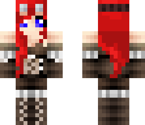 red head steampunk girl edited