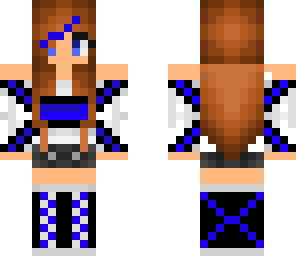 blue girl