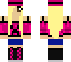 pink creeper girl finished
