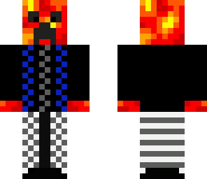 lava creeper in suit