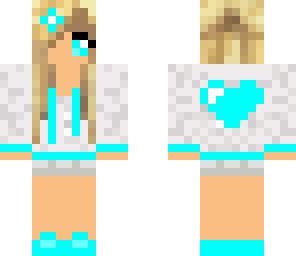 cute blue girl