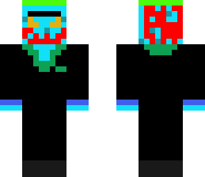 crazed evil drunk blue guy