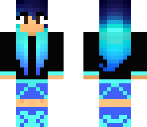 blue girl