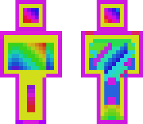 hipster rainbow skin