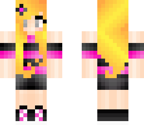 cute pink and black girl