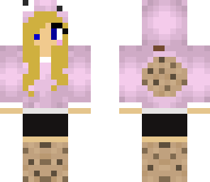 cute pink cookie monster