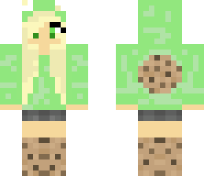 green cookie monster girl