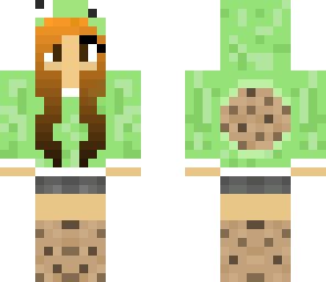 green cookie monster girl