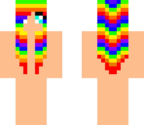 rainbow hair base