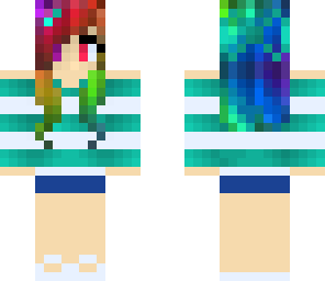 blue girl