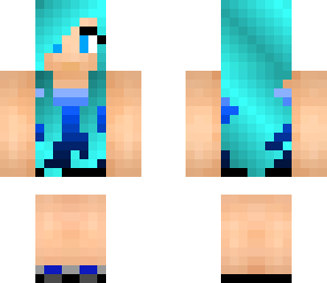 blue girl