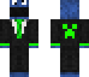 cookie monster with green tie