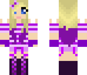 cute in purple girl