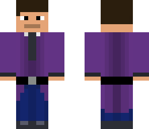 purple business trench coat