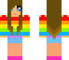 rainbow girl