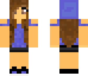 blue girl with beanie 