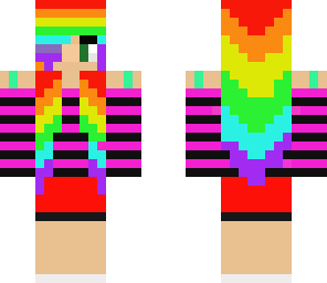 rainbow girl