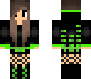 green dj music girl
