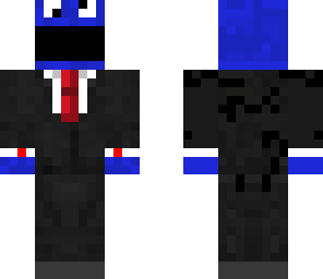 cookie monster in a tux