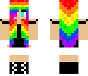 rainbow girl finished