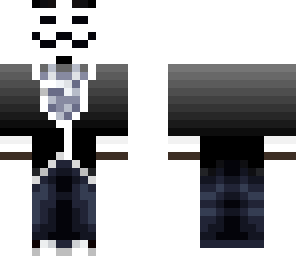 anonymous in elegant suit