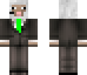 sheep in a suit and green tie