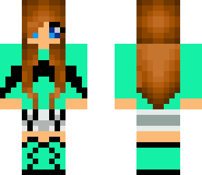 mustache neon blue girl