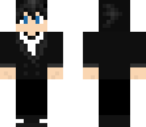 black haired tuxedo man