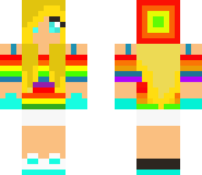 rainbow girl