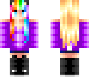 rainbow girl