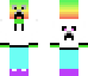 a girly rainbow creeper