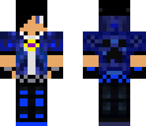 cool teen with sky neckless