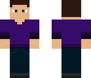 edited purple shirt man
