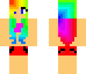 rainbow girl