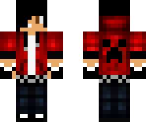 red hoodie