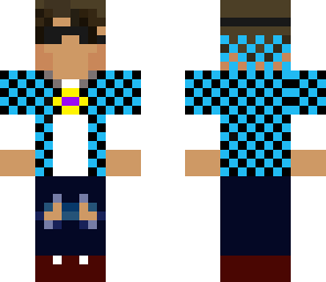 fixed glasses and hair