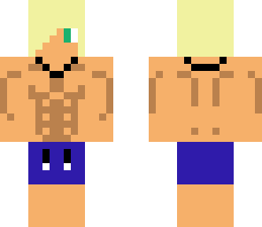 blonde sixpack guy