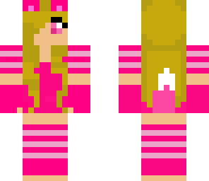 pink fox girl