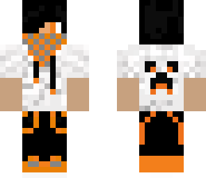orange and silver teenager
