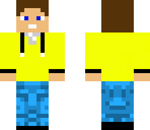 yellow hoodie