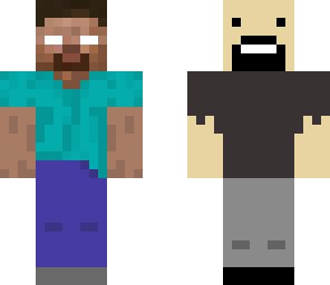 herobrine mixed with notch