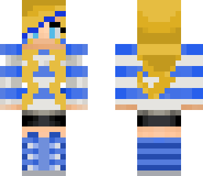 cute blue girl